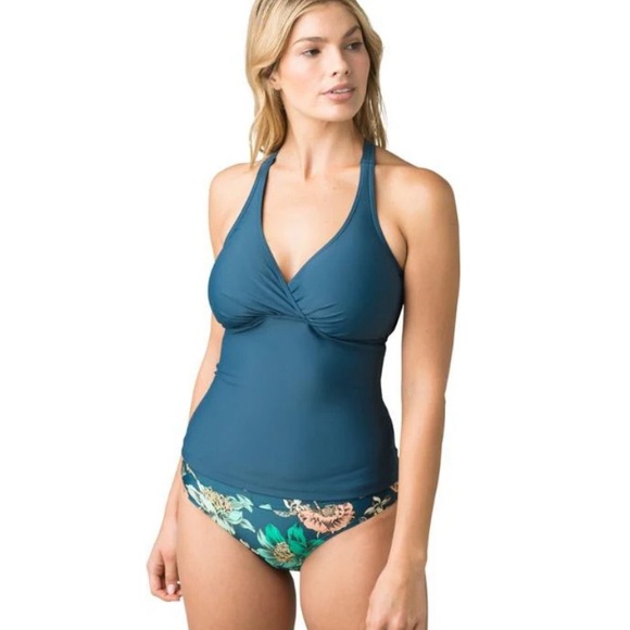Prana Other - NEW Prana Kayana D-Cup Tankini Swimsuit Top Atlantic Teal Size 32D